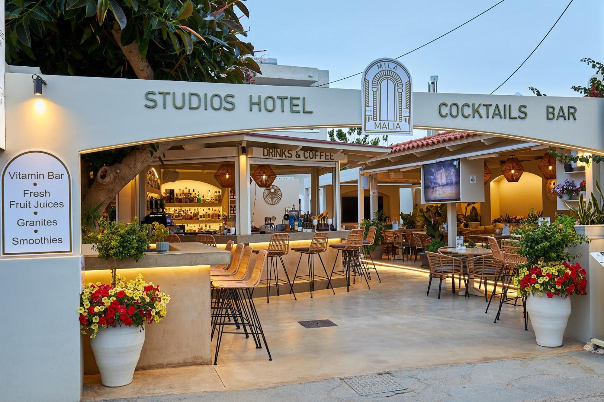 Mila Malia Studios Hotel Mália Exterior foto